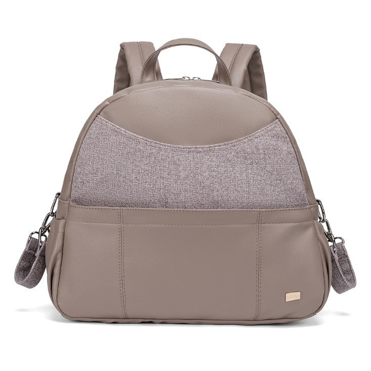 SERENE Vegan Leather Diaper Bag Backpack - Blue