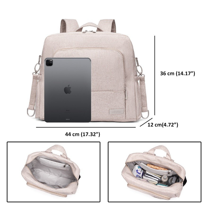 URBAN Polyester/nylon Diaper Bag Backpack - Khaki