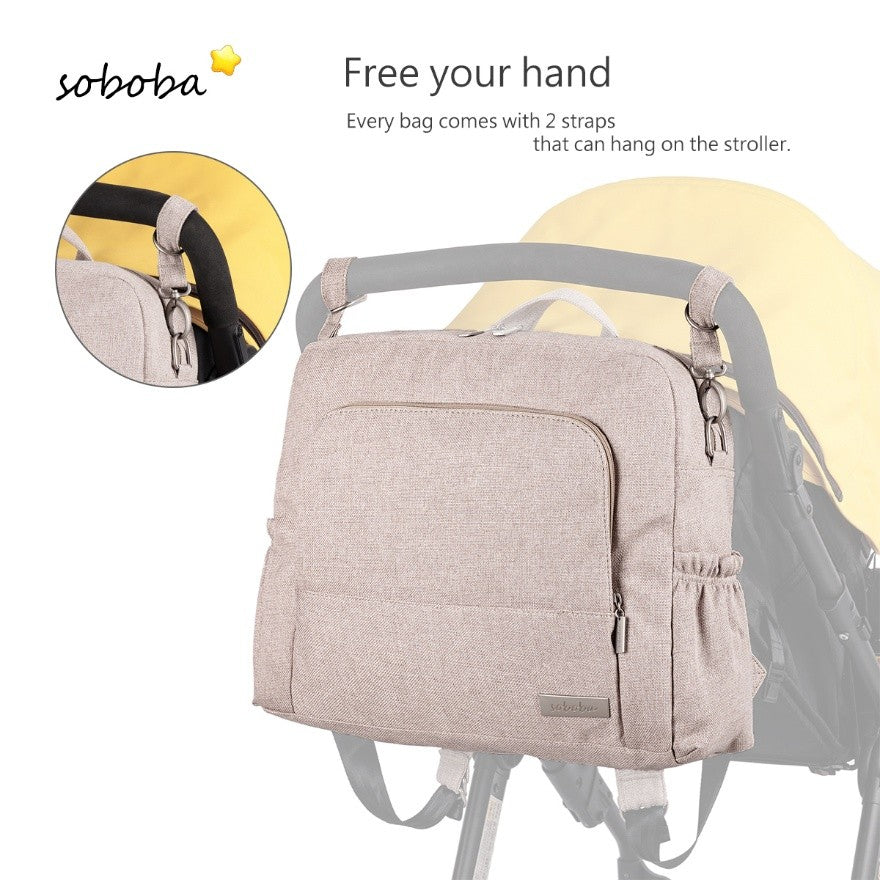 URBAN Polyester/nylon Diaper Bag Backpack - Khaki