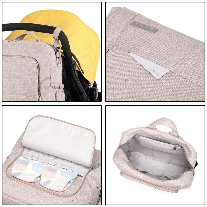 URBAN Polyester/nylon Diaper Bag Backpack - Khaki