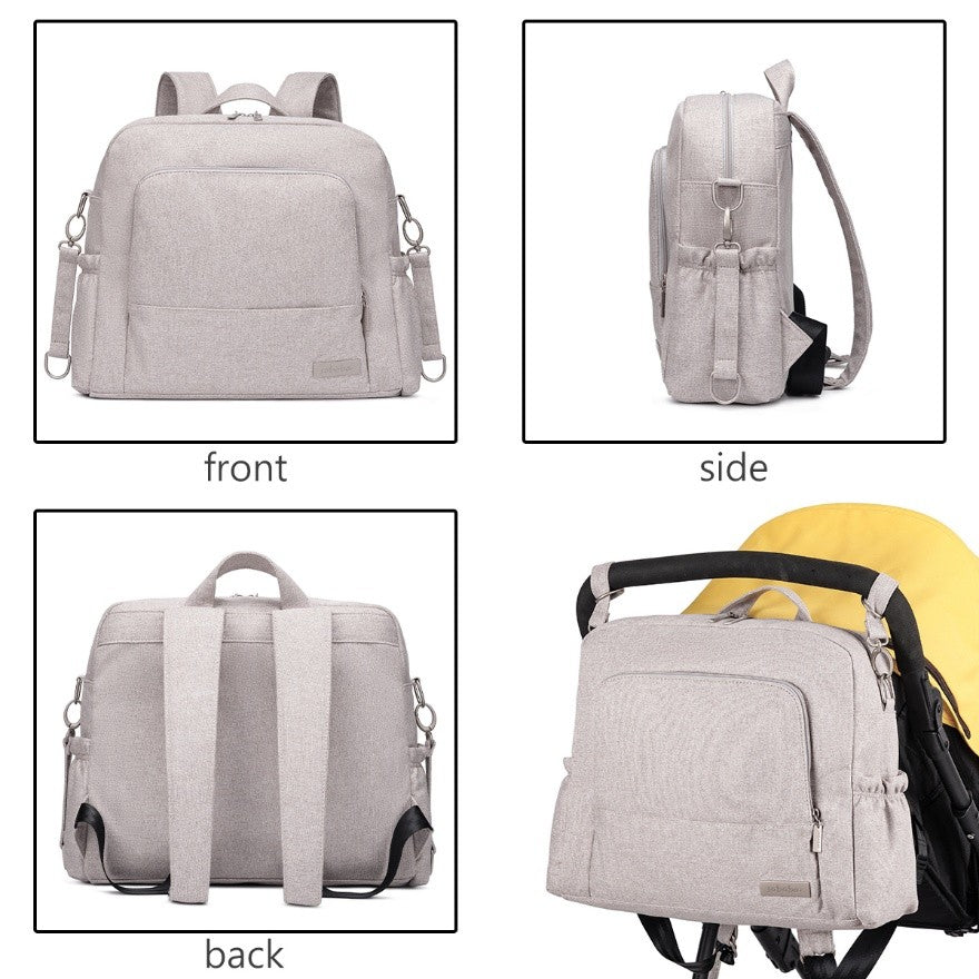 URBAN Polyester/nylon Diaper Bag Backpack - Lightgray