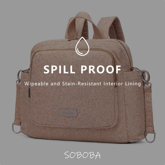ECHO Polyester/nylon Diaper Bag - Sandybrown