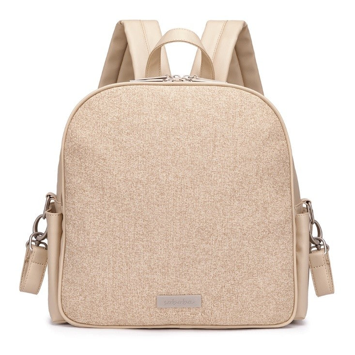 MIST Vegan Leather Diaper Bag Backpack - Blue