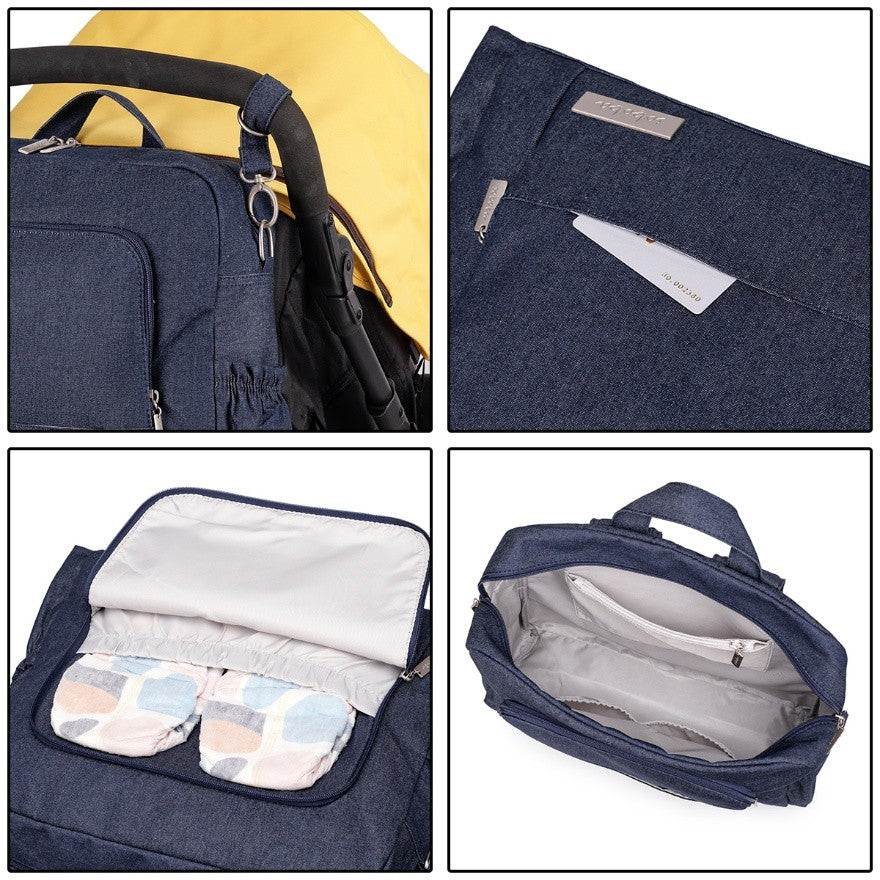 URBAN Polyester/nylon Diaper Bag Backpack - Darkblue